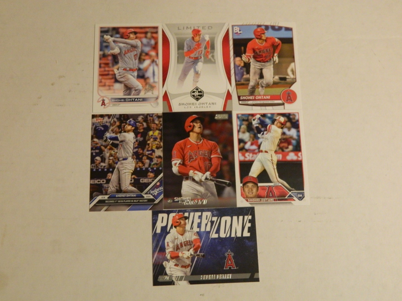 2018 – 2025 Topps, Panini, Bowman & More Shohei Ohtani Cards U Pick Finish Set