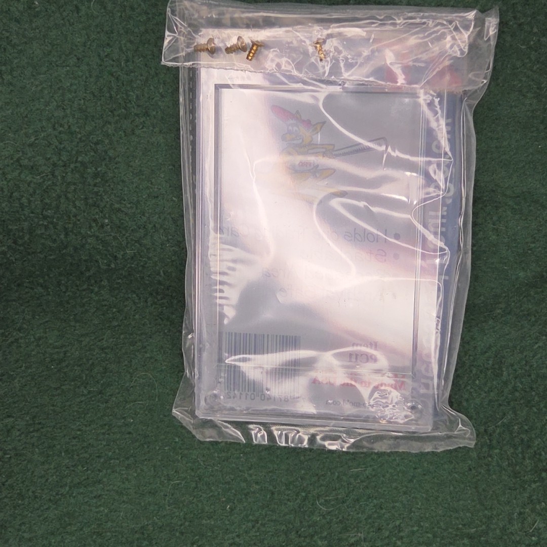 Pro Mold 1/4″ 4-Screw Recessed Regular Trading Card Holder 3×5 #PC11 (4 PACK)