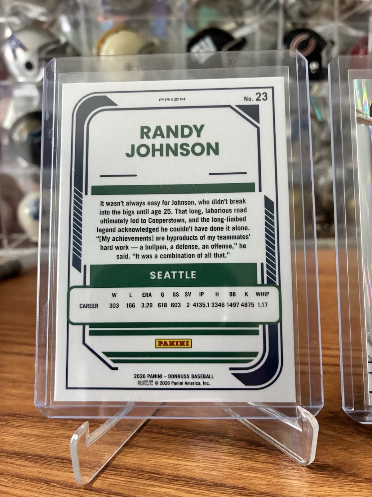 2026 Donruss Optic Shock Parallel – 2 Cards Of Randy Johnson And George Brett