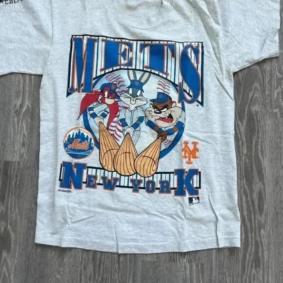 Vintage 1993 Looney Tunes Mets New York T-shirt, New York Mets AN43448