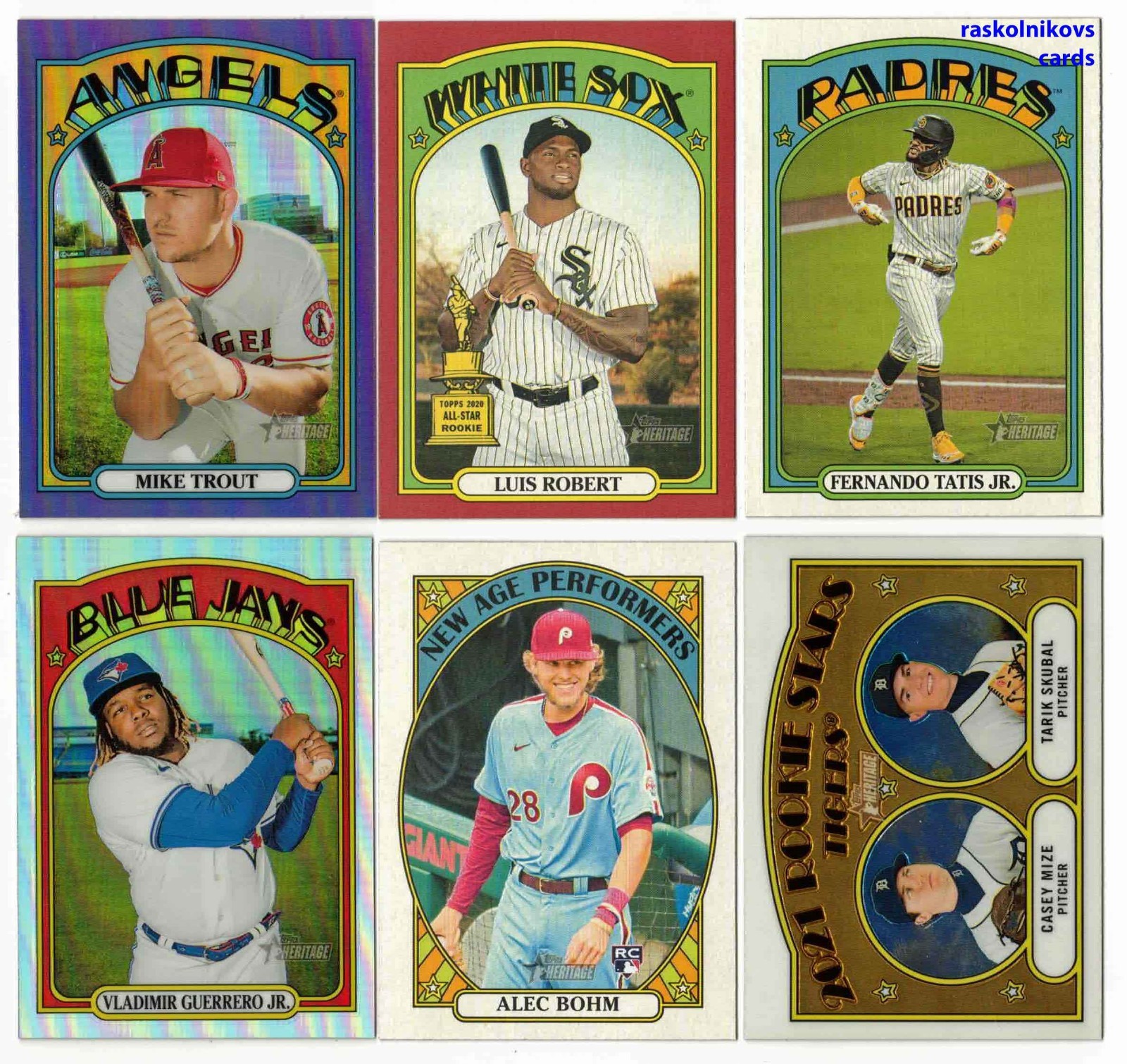 2021 TOPPS Heritage Inserts/Parallels/Short Prints $2 or 2 Card Minimum YOU PICK