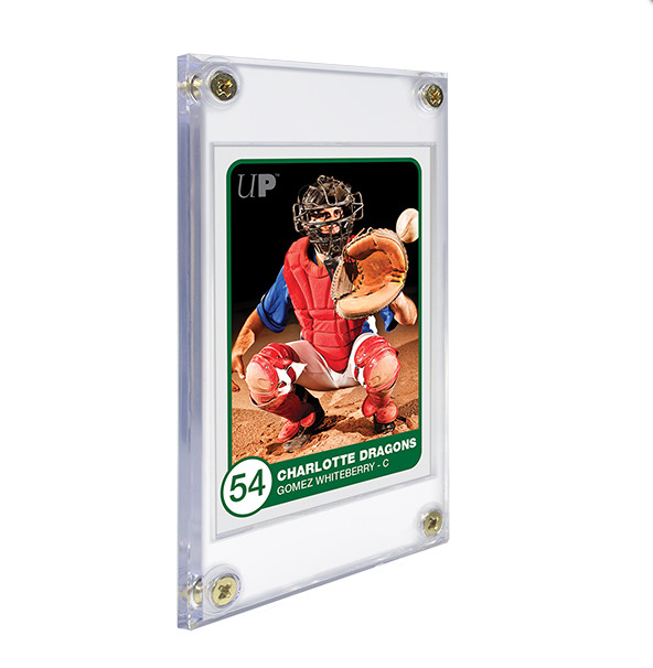 (12 Count) Ultra Pro 4-Screw Screwdown Recessed Trading Card Holders Standard