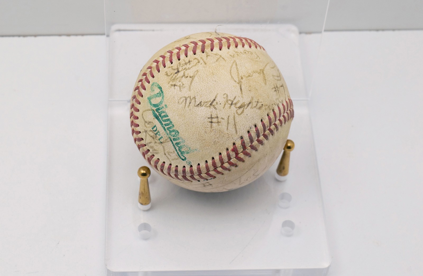 Diamond Pony League Baseball Team-Signed w/ Multiple Autographs No Stand