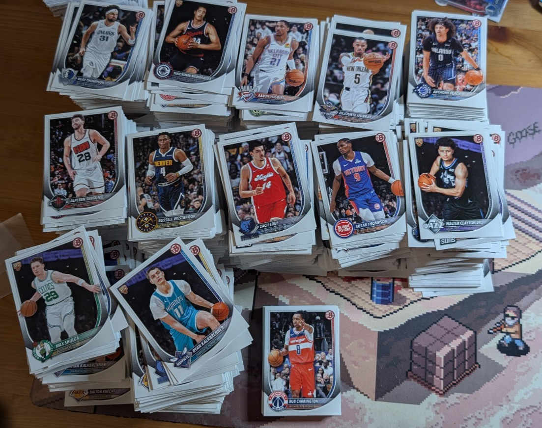 2025-26 Bowman Basketball HUGE 1800+ Cards Lot!