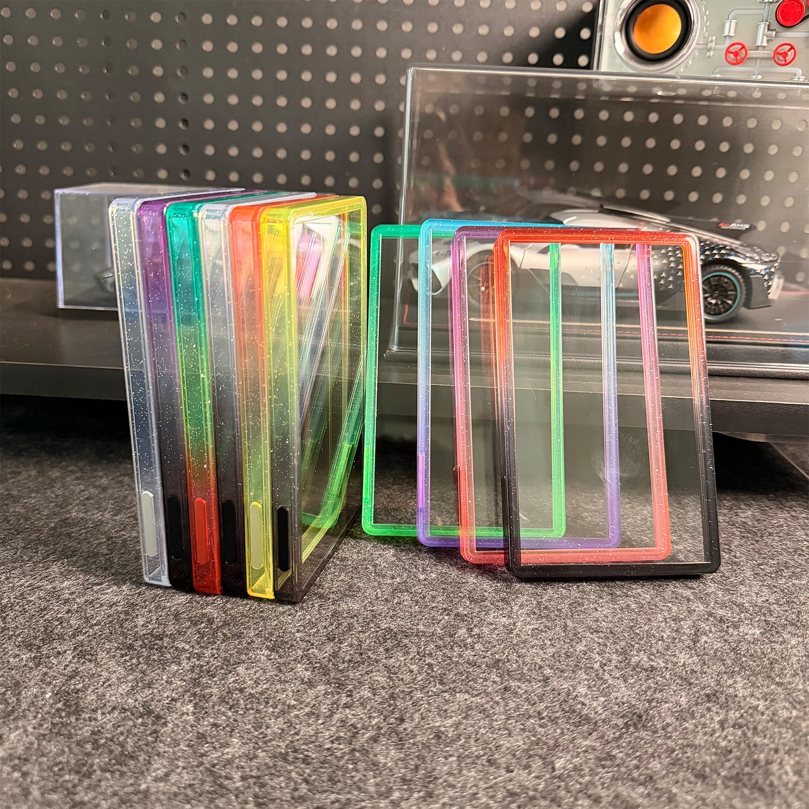 PSA/CGC Gradient Glitter TPU Bumper Graded Card Slab Guard Protector – 11 Colors