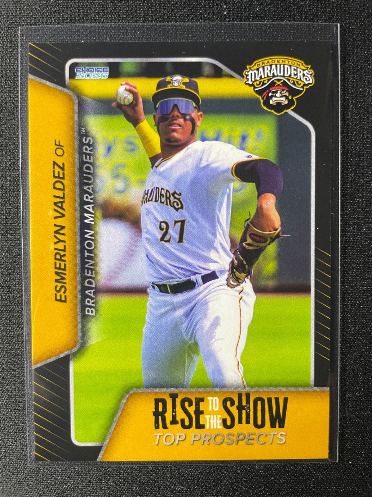 2026 Choice Bradenton Marauders Esmerlyn Valdez Top Prospects (Pirates) 500 MADE