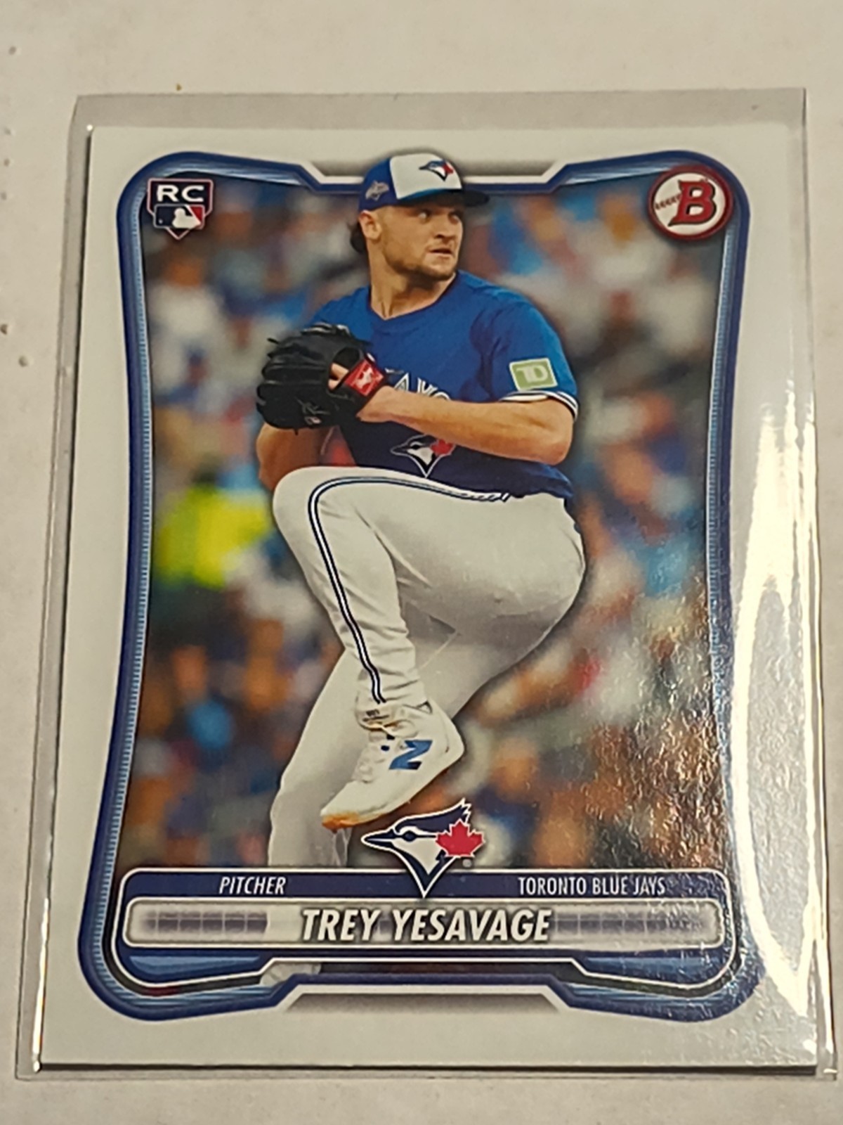 Trey Yesavage 2026 Bowman Baseball #41 Toronto Blue Jays RC Rookie Card