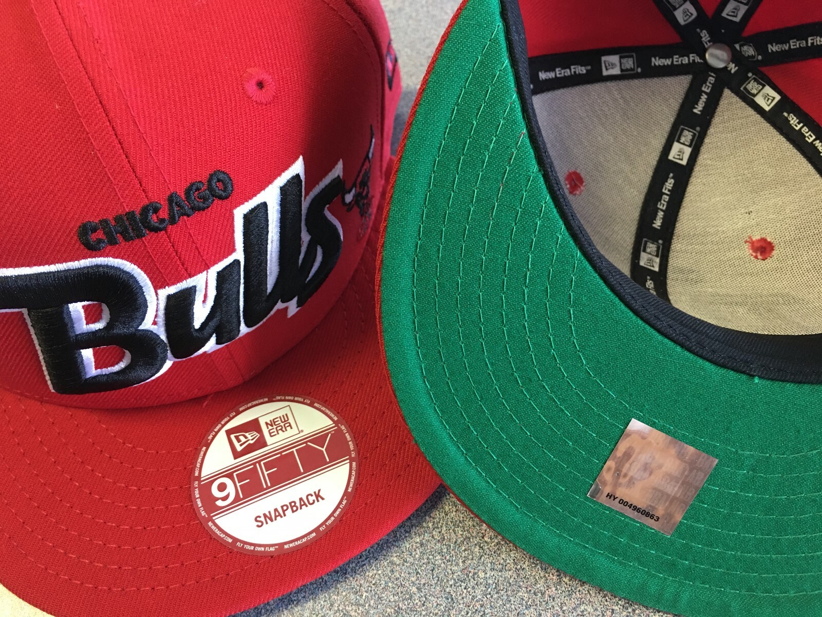 CHICAGO BULLS NBA New Era CUSTOM SCRIPT Snapback Cap vintage JORDAN matchup hat