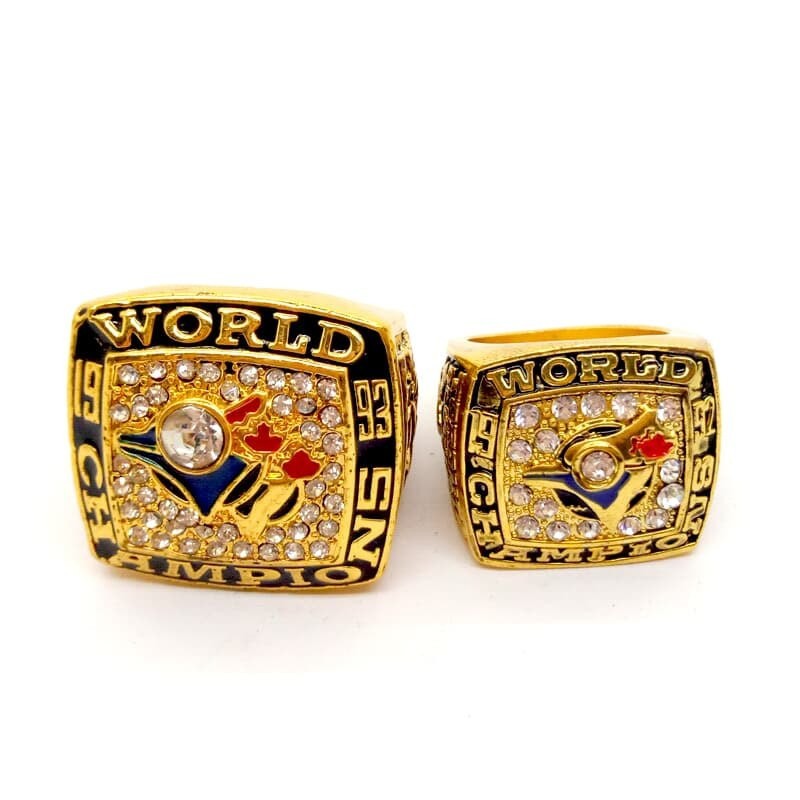 2 Pcs Toronto Jays Blue 1992 -1993 World Series Collectors