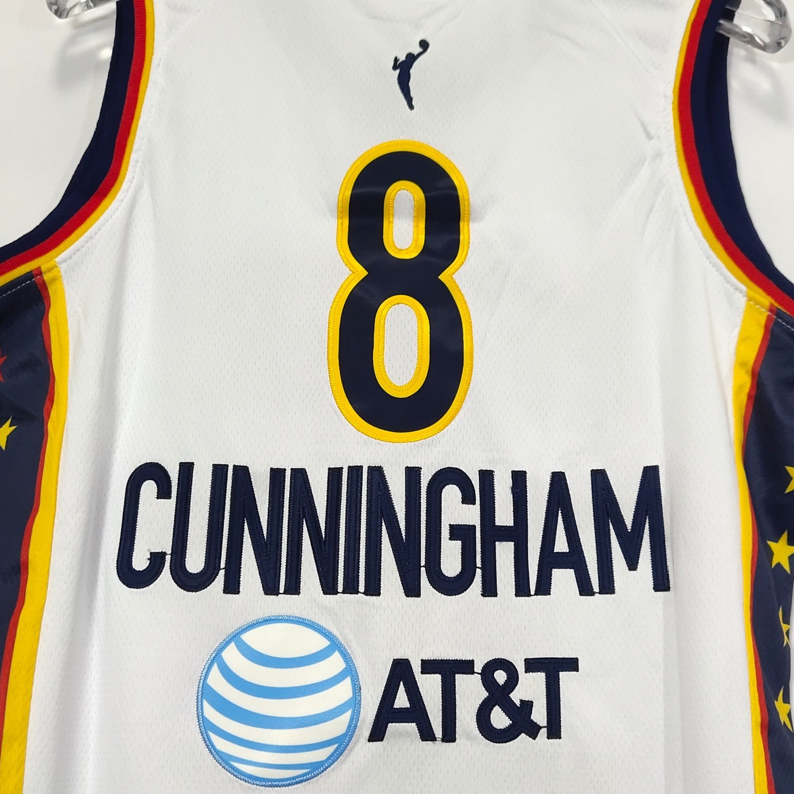 Sophie Cunningham #8 Jersey. Stitched design. White fan jersey. Sizes S-2XL