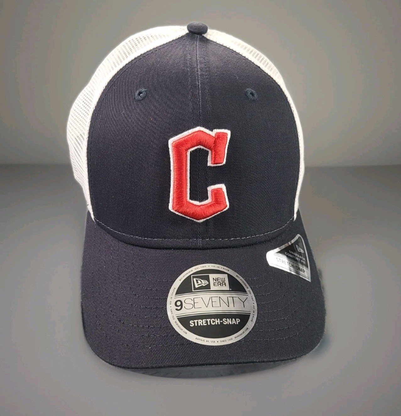Cleveland Guardians 9SEVENTY Stretch-Snap trucker cap from New Era One Size
