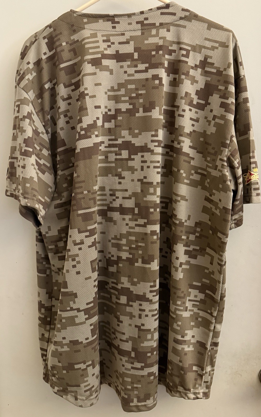ARIZONA DIAMONDBACKS D-BACKS Camo Jersey Size XXXL 3X NEW SGA Promo