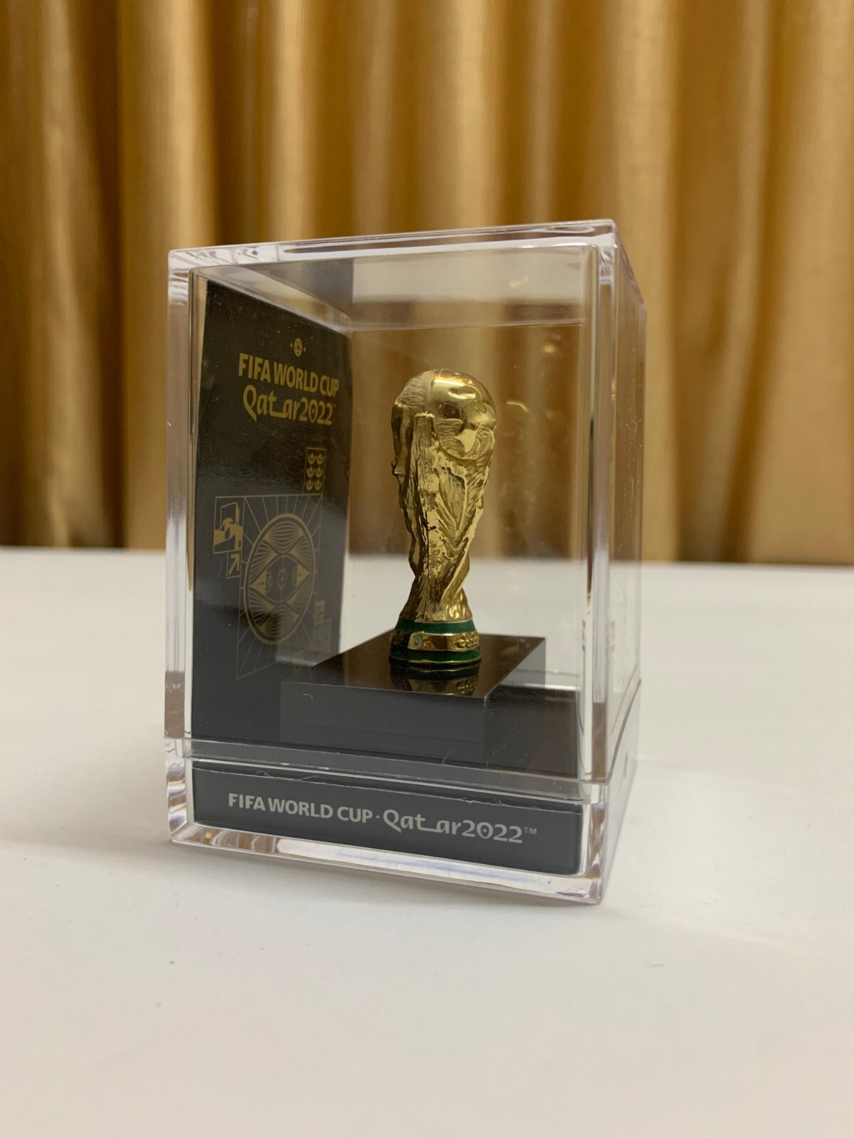 FIFA World Cup Qatar 2022 Trophy Replica in acrylic case (FIFA Licensed Product)