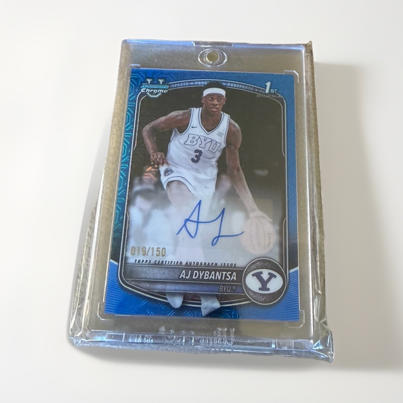 Topps bowman AJ Dybantsa Auto 019/150 CPA-AD