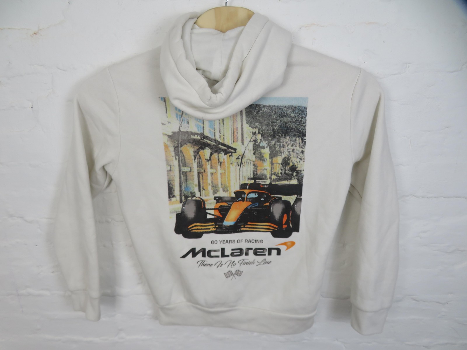 Hollister x McLaren Formula 1 Team Sweatshirt Mens XS Racing Hoodie Graphic