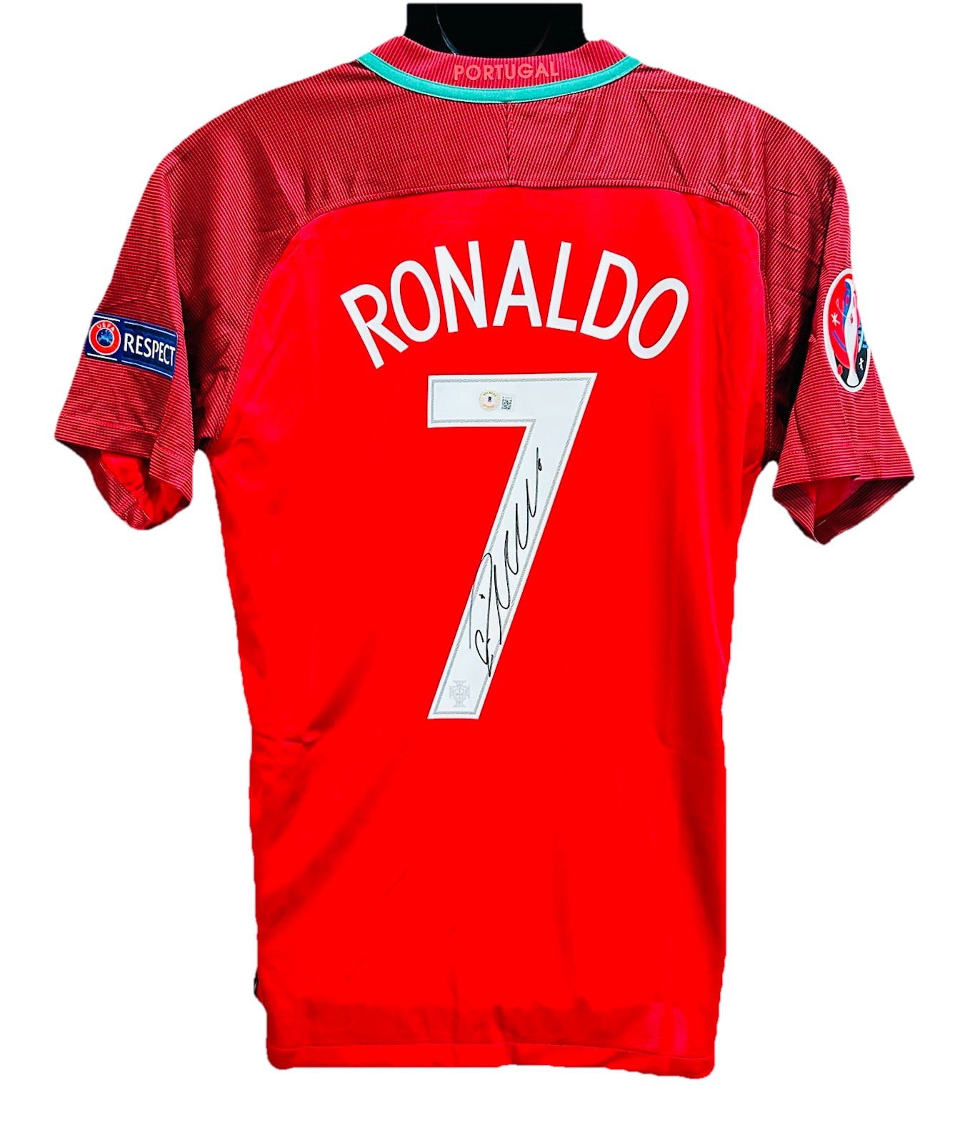 Cristiano Ronaldo Signed Portugal UEFA 2016 Jersey With COA