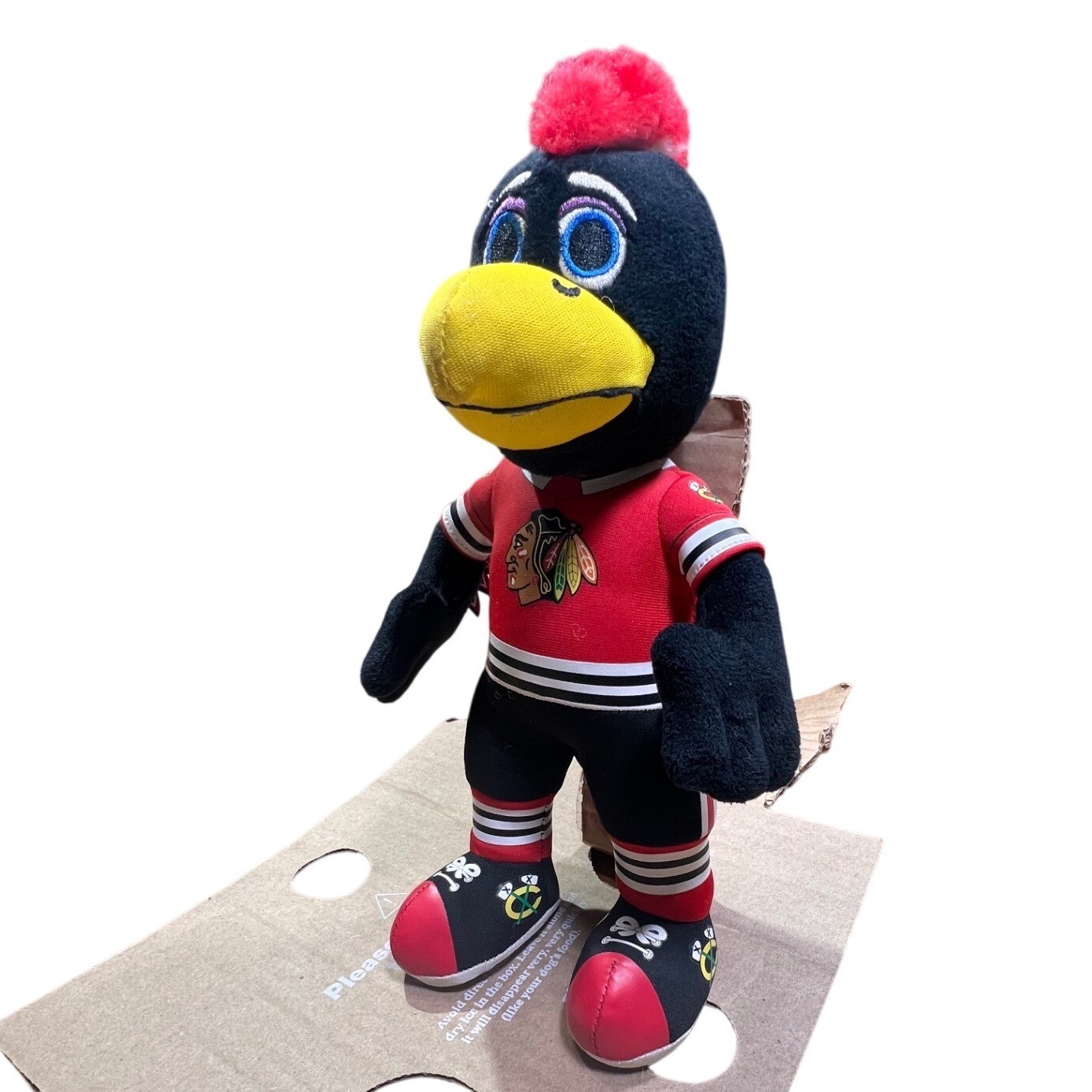 Bleacher Creatures Chicago Blackhawks Tommy Plush Mascot Doll 10 inch