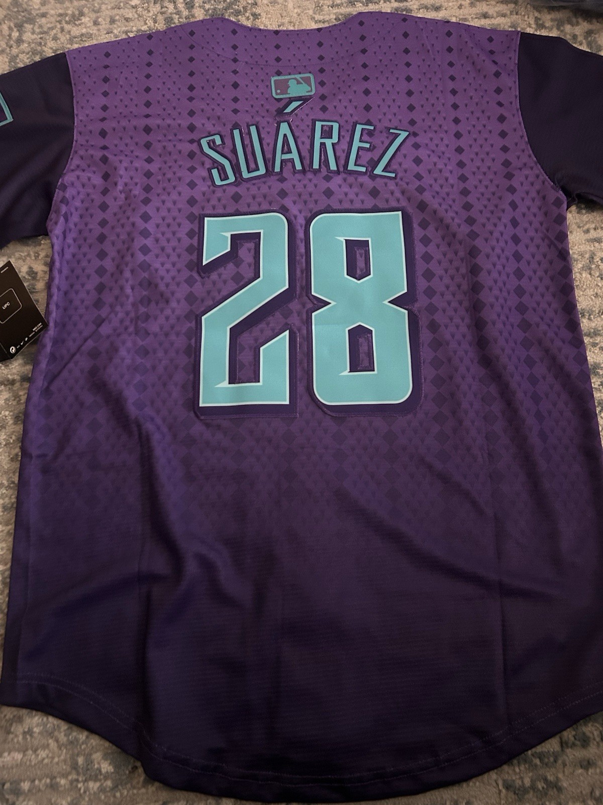 Eugenio Suarez Adult Diamondbacks City Connect Jersey Size Large