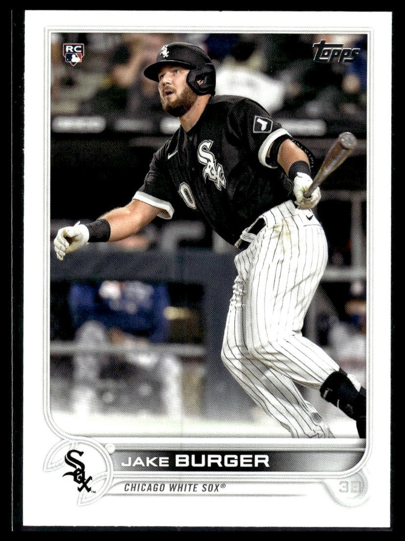2022 Topps #186 Jake Burger Rookie BASE Batting;