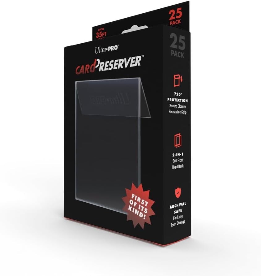 Ultra PRO Transparent Card Preserver Semi Rigid Back, Soft Front FULL CASE 1000