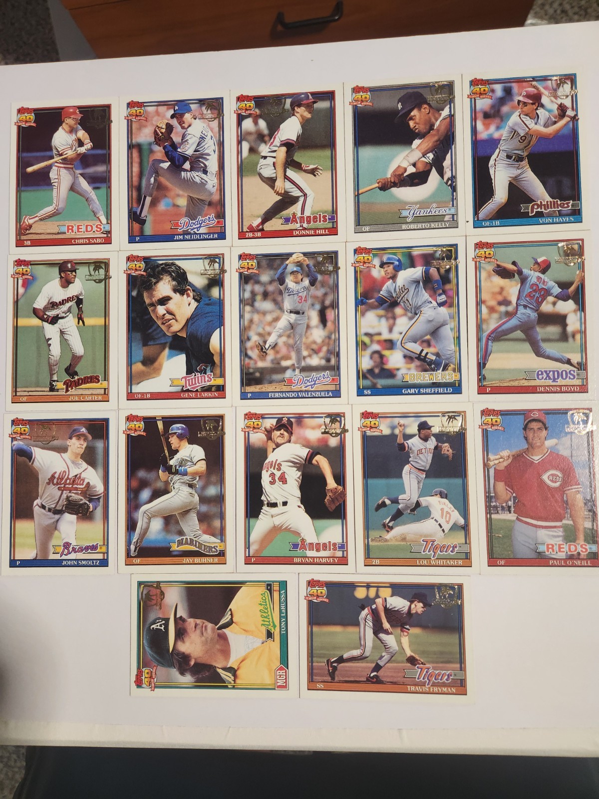 1991 Topps Desert Shield Baseball Cards Complete your Set U Pick From List 1-200