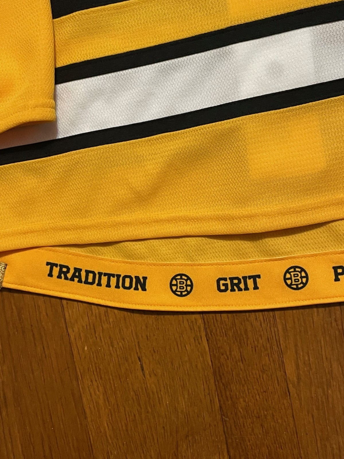BOSTON BRUINS FANATICS BLANK AUTHENTIC PRO CENTENNIAL GAME JERSEY – SIZE 54 MiC