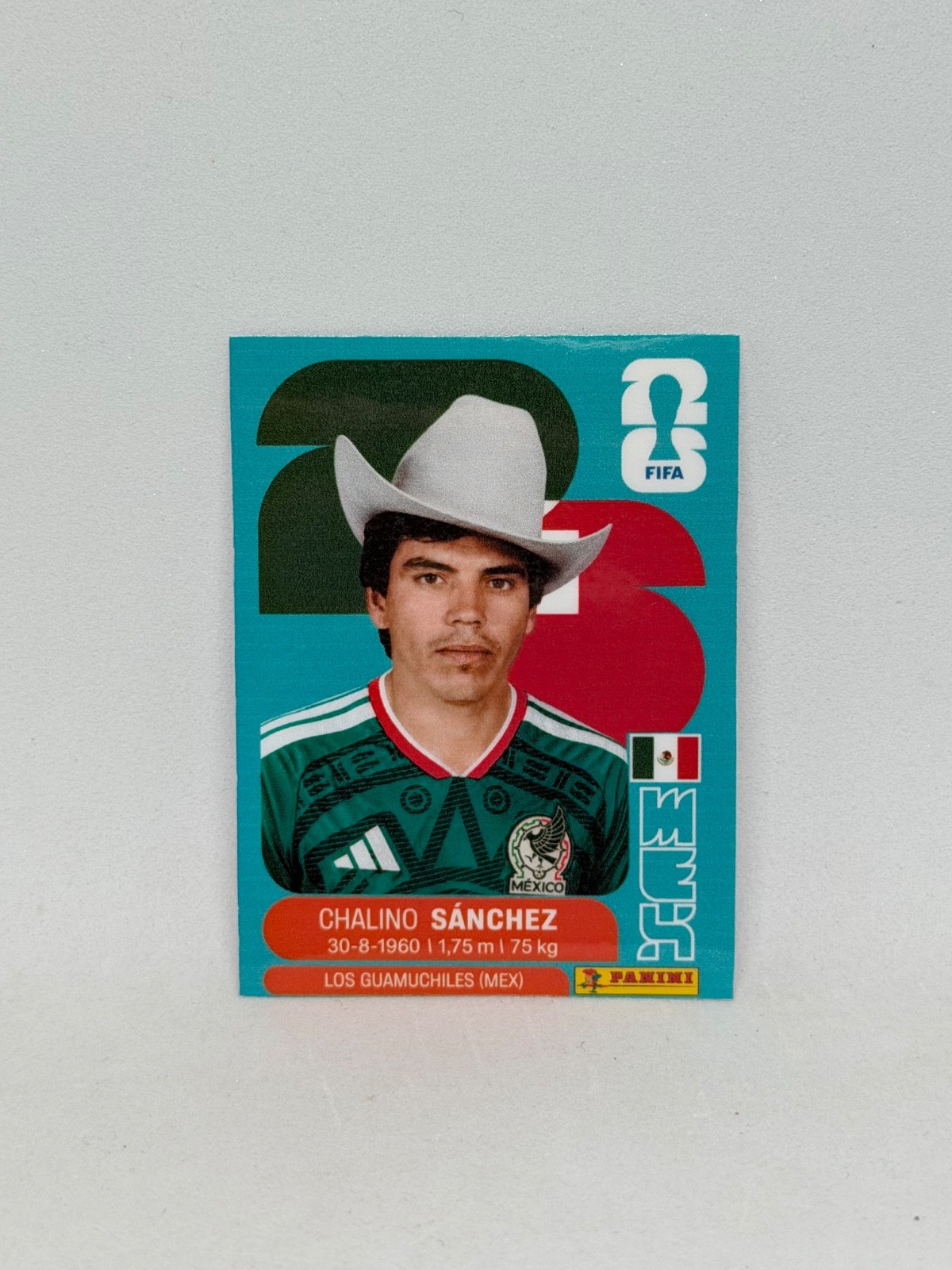 Chalino Sanchez Sticker Decal Fifa World Cup 2026 MEXICO
