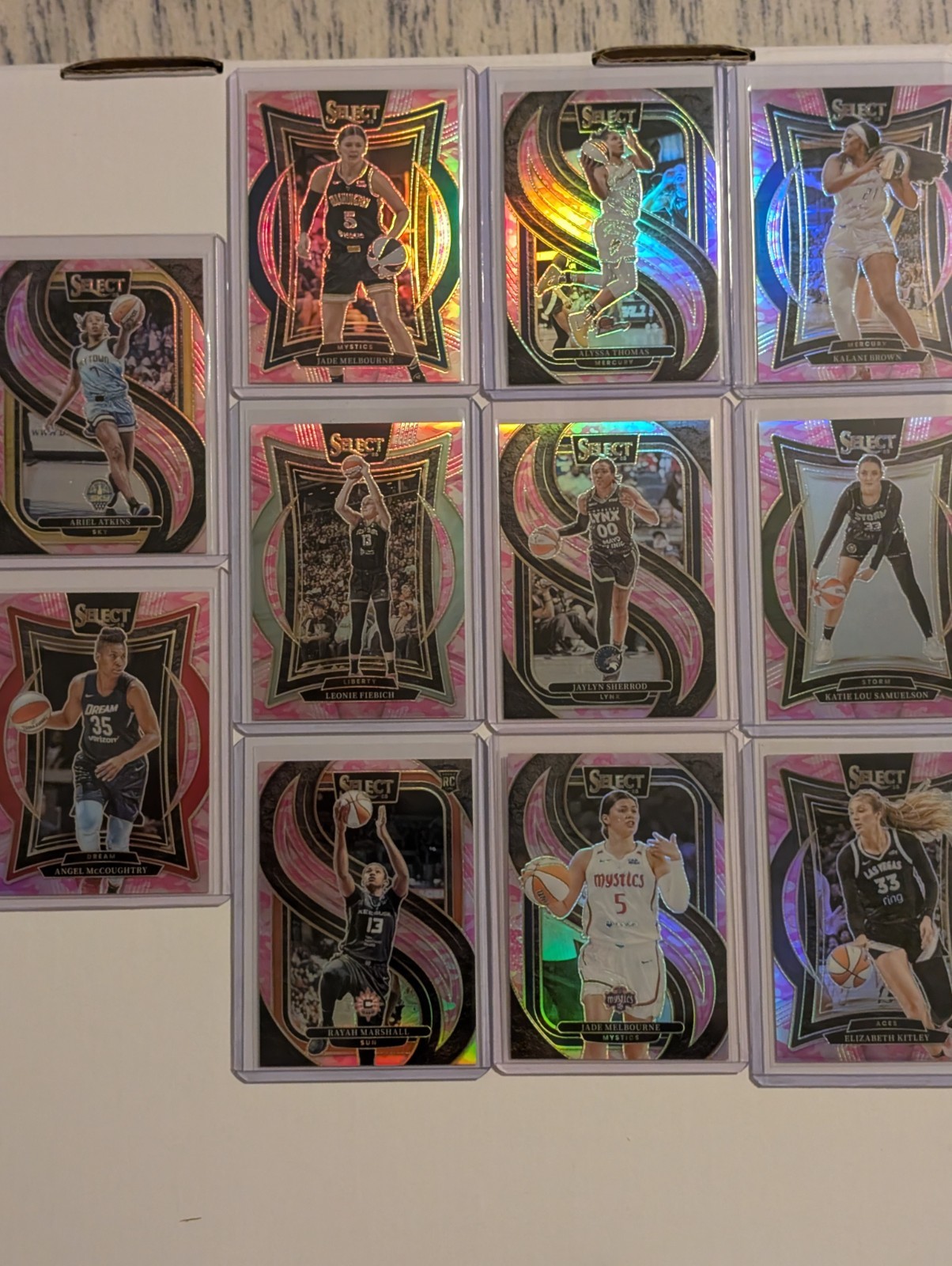 2025 Panini Select WNBA Singles PICK YOUR COLOR PRIZM NUMBERED PINK CAMO SP