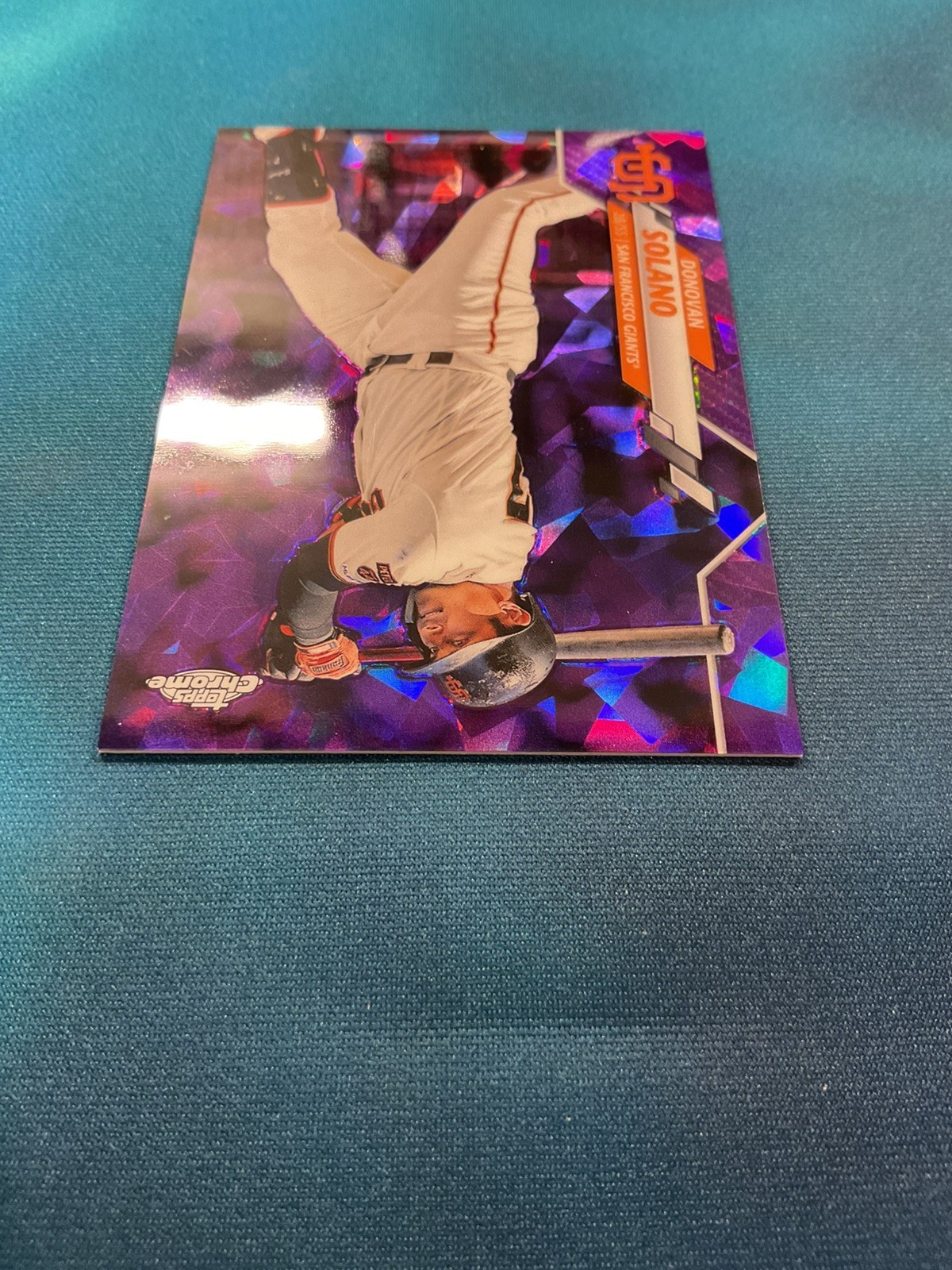 2020 Topps Chrome Update Series Sapphire Edition – Donovan Solano Purple /10