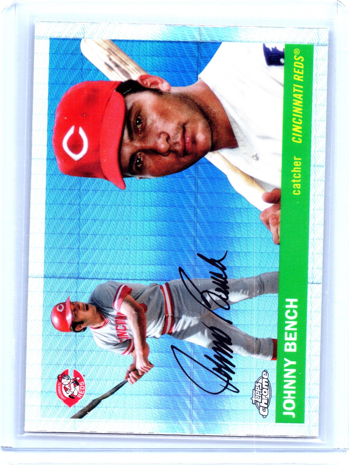 2025 Topps Chrome Platinum #454 Johnny Bench Prism Refractors