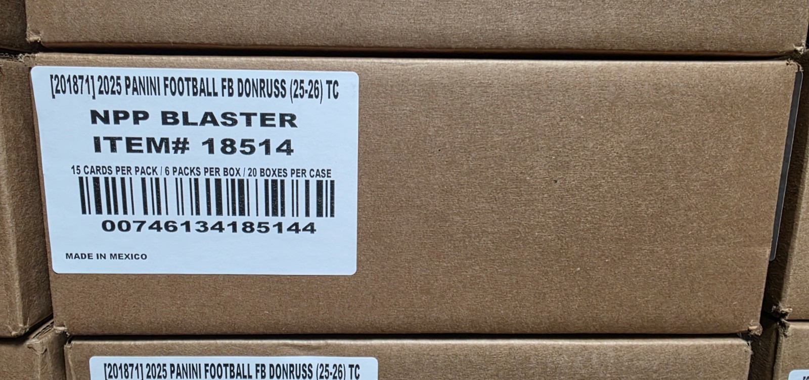 2025 Panini Donruss Football Blaster 20 Box Case Factory Sealed