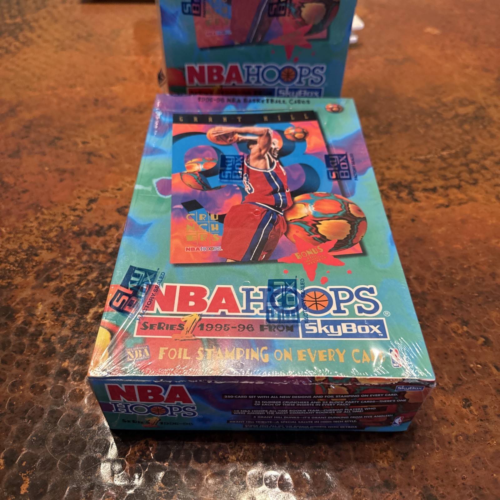 1995-96 NBA Hoops Skybox Basketball Series 1 Factory Sealed Box