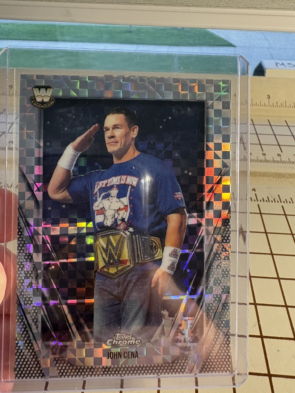 2026 Topps Chrome WWE John Cena X-Fractor #2 Legend