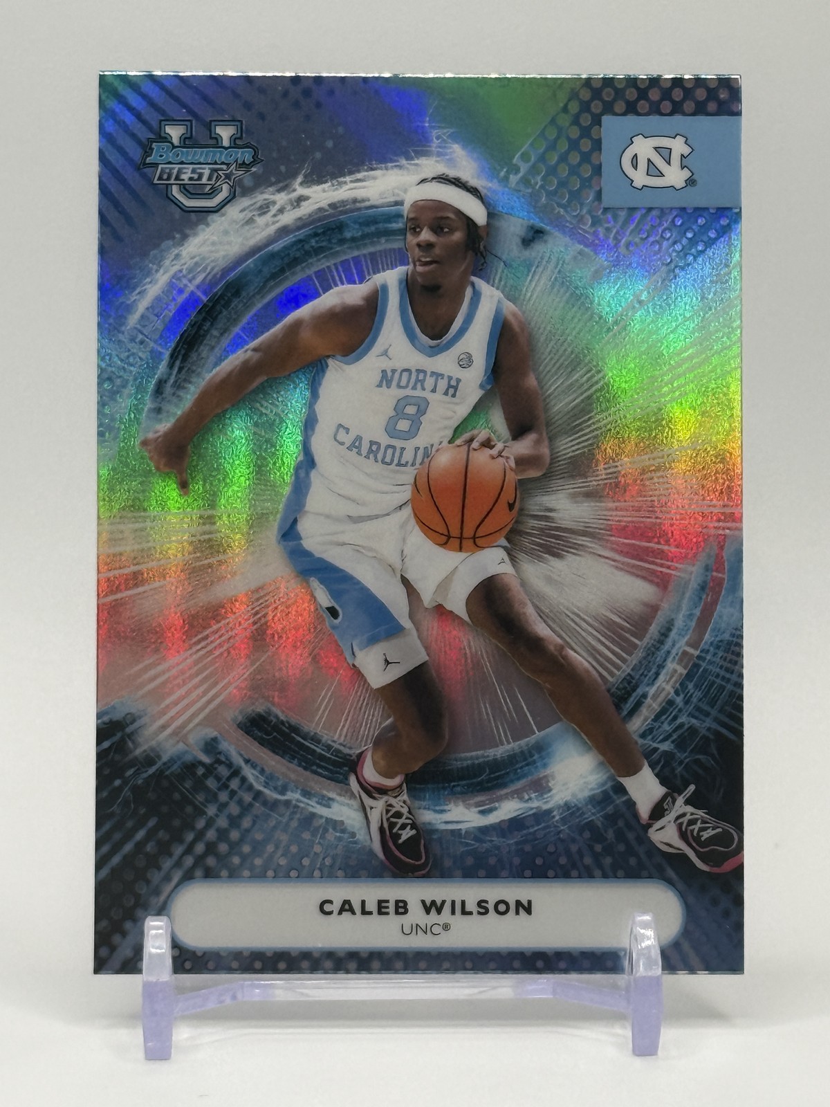 Caleb Wilson 2025-26 Bowman U Best Refractor #91 UNC