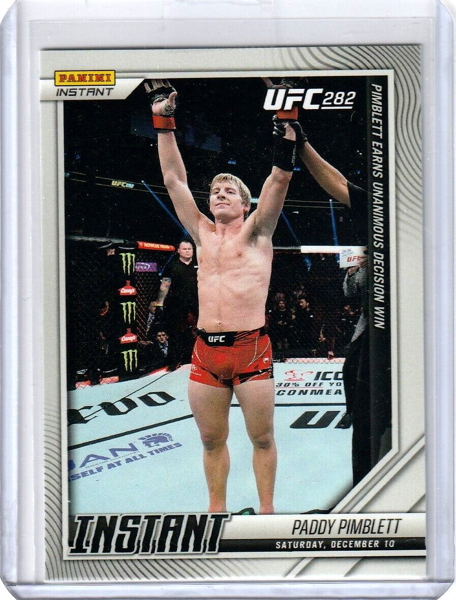 2022 PANINI INSTANT PADDY PLIMBLETT UFC #150 1/125 LOW PRINT RUN IN STOCK
