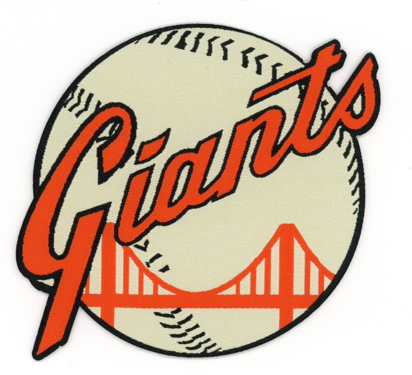 San Francisco Giants Patch – Retro Team Logo Iron-On Sew-On Badge