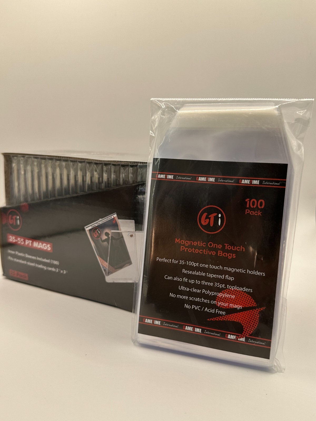 Magnetic Cases – with inner sleeve – works for 35-55pt cards – 100% UV