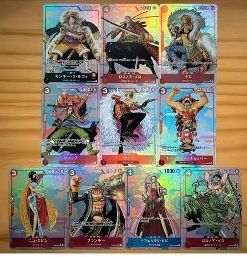 One Piece Monkey D Luffy Nico Robin Boa Hancock Nami Card Doujin 10Pcs/Set