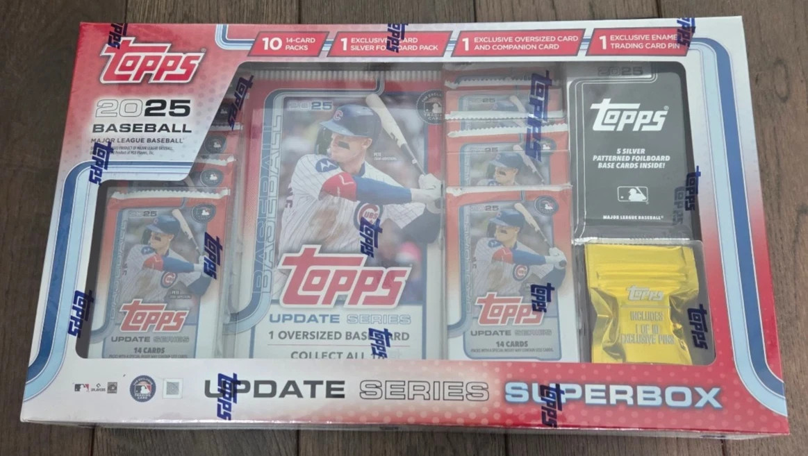 2025 Topps Baseball Update Series MLB Super Box Sealed