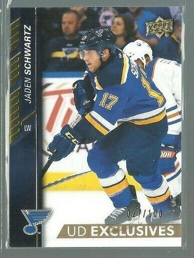 2015-16 Upper Deck Exclusives #414 Jaden Schwartz 027/100 (ref 83665)