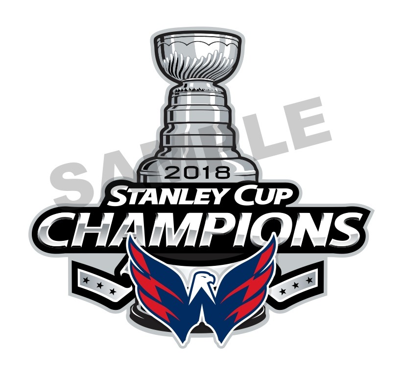 Washington Capitals 2018 Stanley Cup Champions Decal / Sticker Die cut