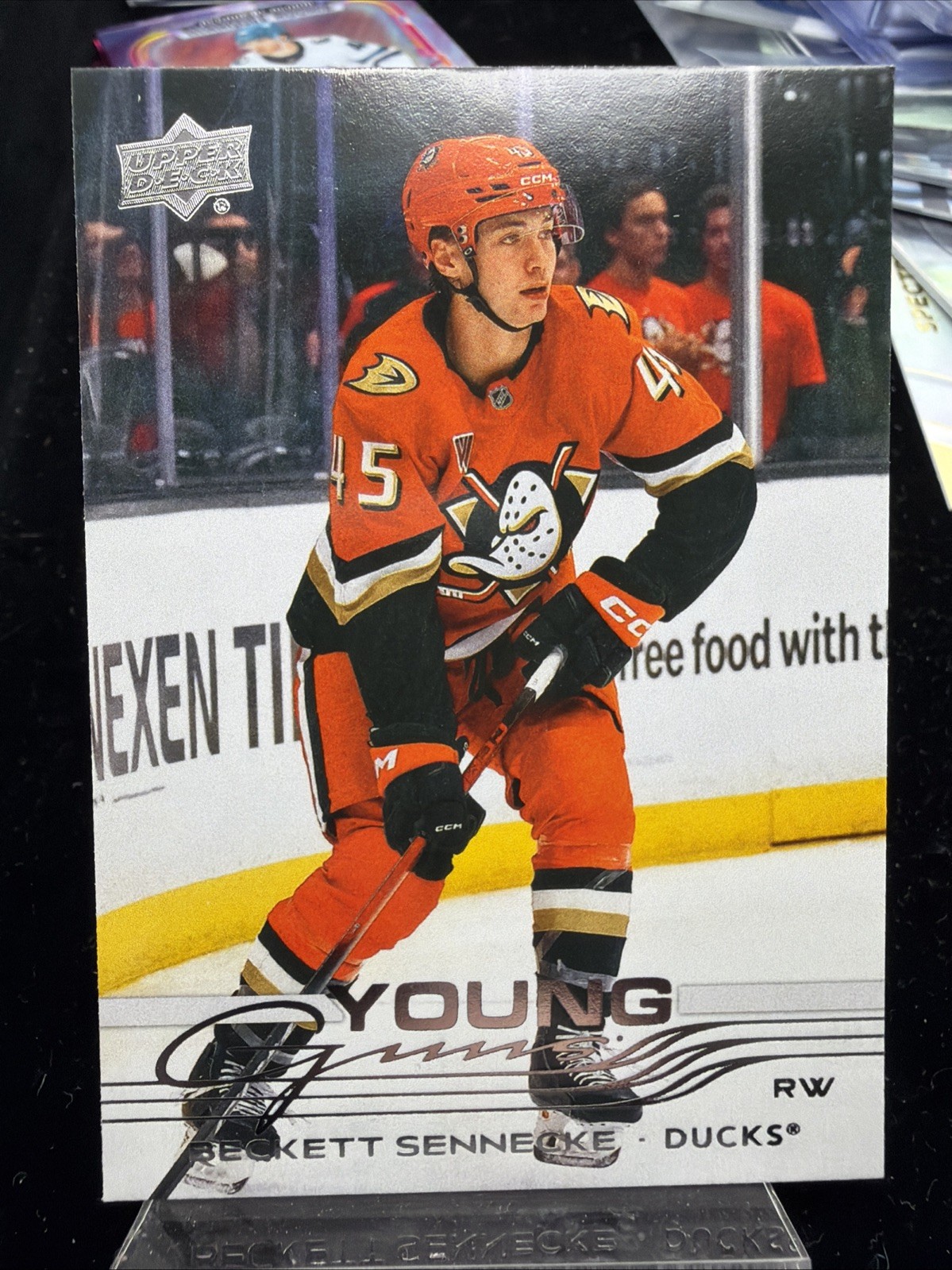 2025-26 Upper Deck Extended Series Beckett Sennecke Young Guns #701 Ducks