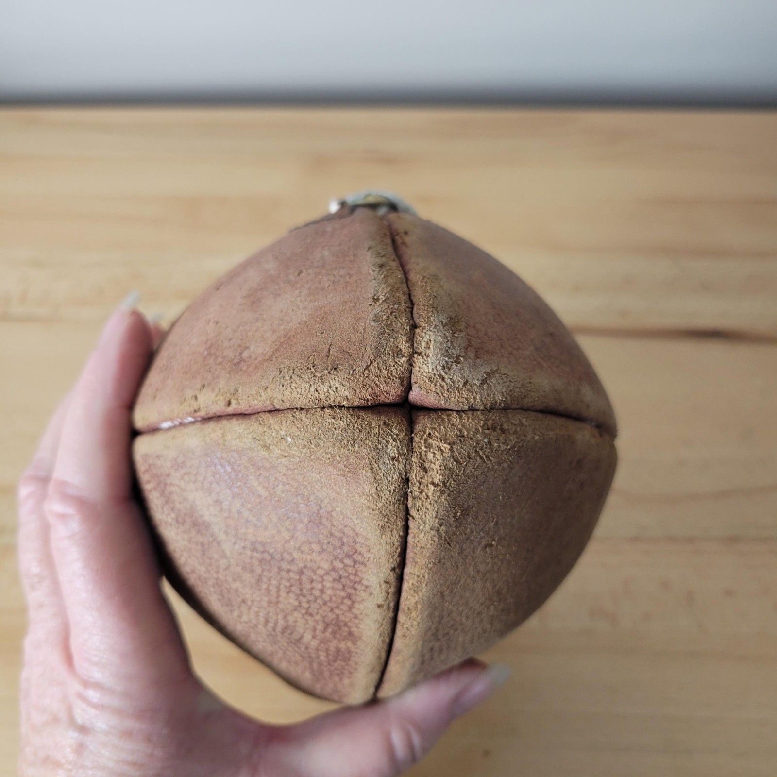 Vintage 1970s Wilson Leather Pee Wee Football K2 Display Ball WTF 1382 Sports