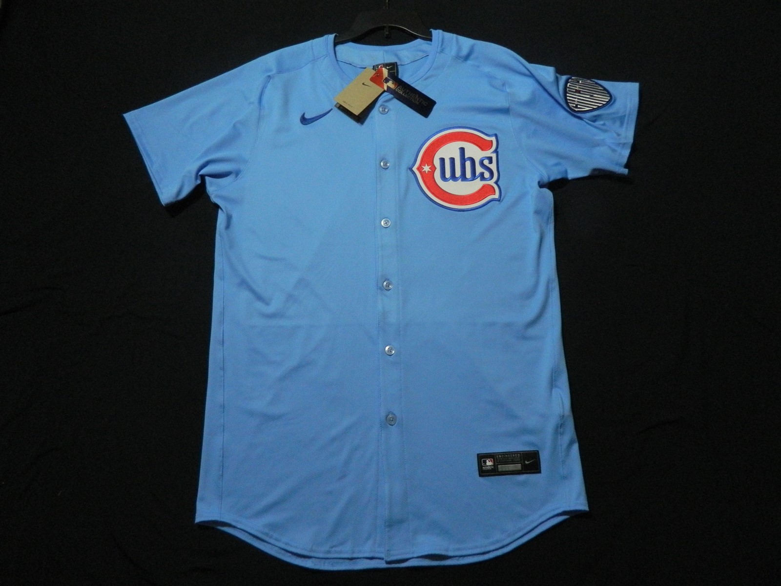 Authentic Chicago Cubs Vapor Elite Alternate Light Blue Jersey 48 Reg.$355