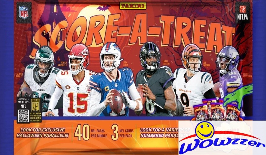 2025 Panini Score-A-Treat Football Factory Sealed 40 Pack Bundle Box-120 Cards!
