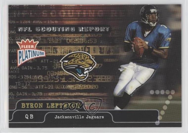 2004 Fleer Platinum Scouting Report 86/250 Byron Leftwich #14SR 0l1