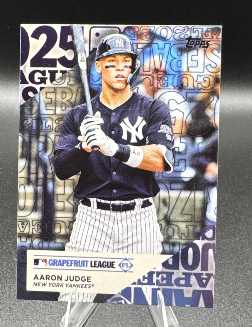 Aaron Judge 2025 Topps #TG-2 Training Grounds New York Yankees