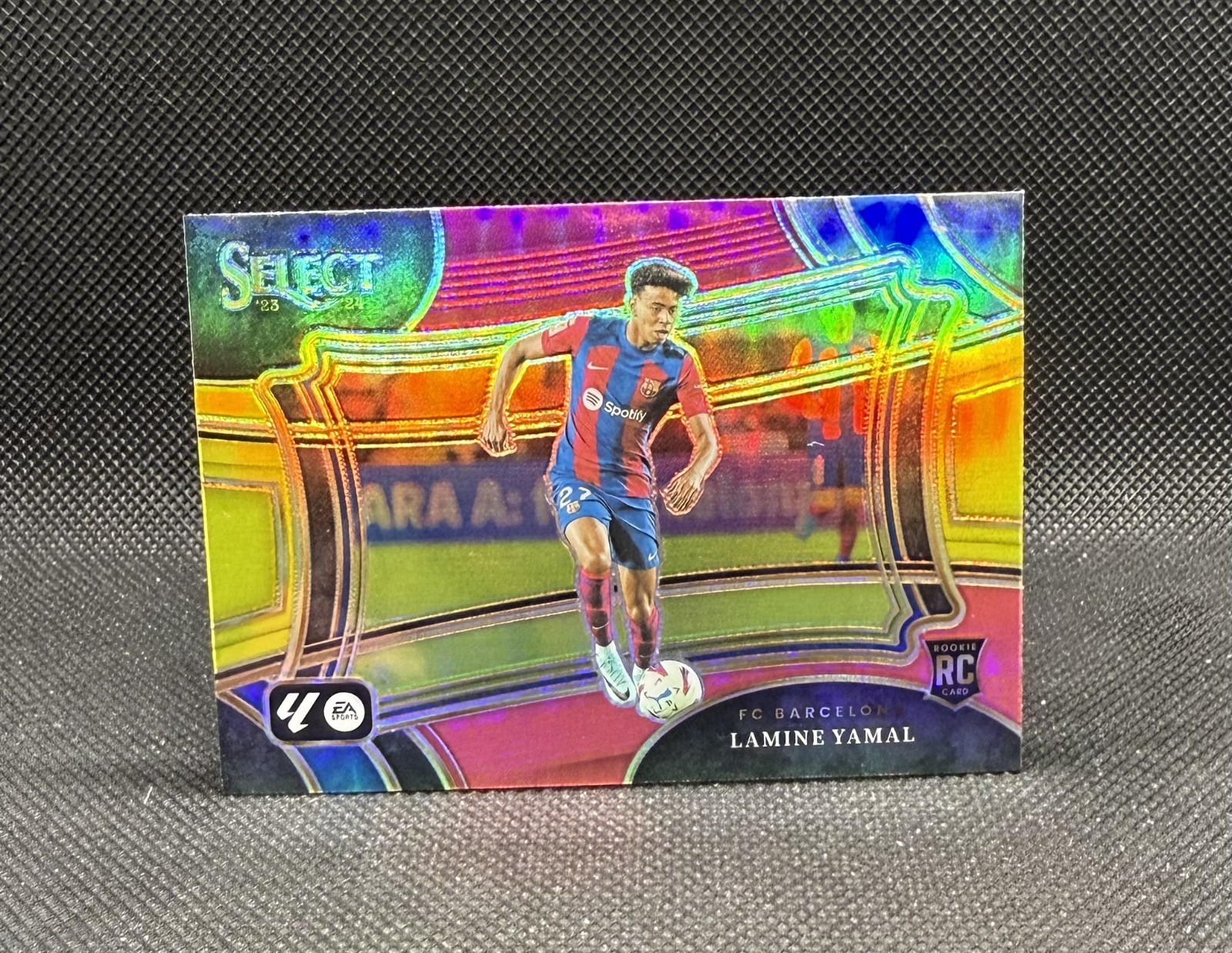 2023/24 Panini Select La Liga Soccer Lamine Yamal #229 RC Rookie Multi Color