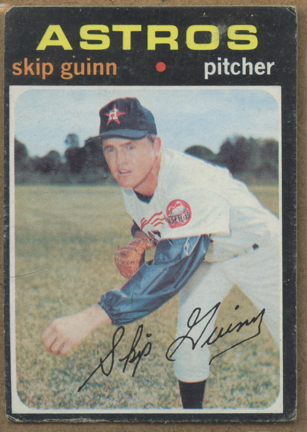 1971 Topps #741 Skip Guinn Houston Astros