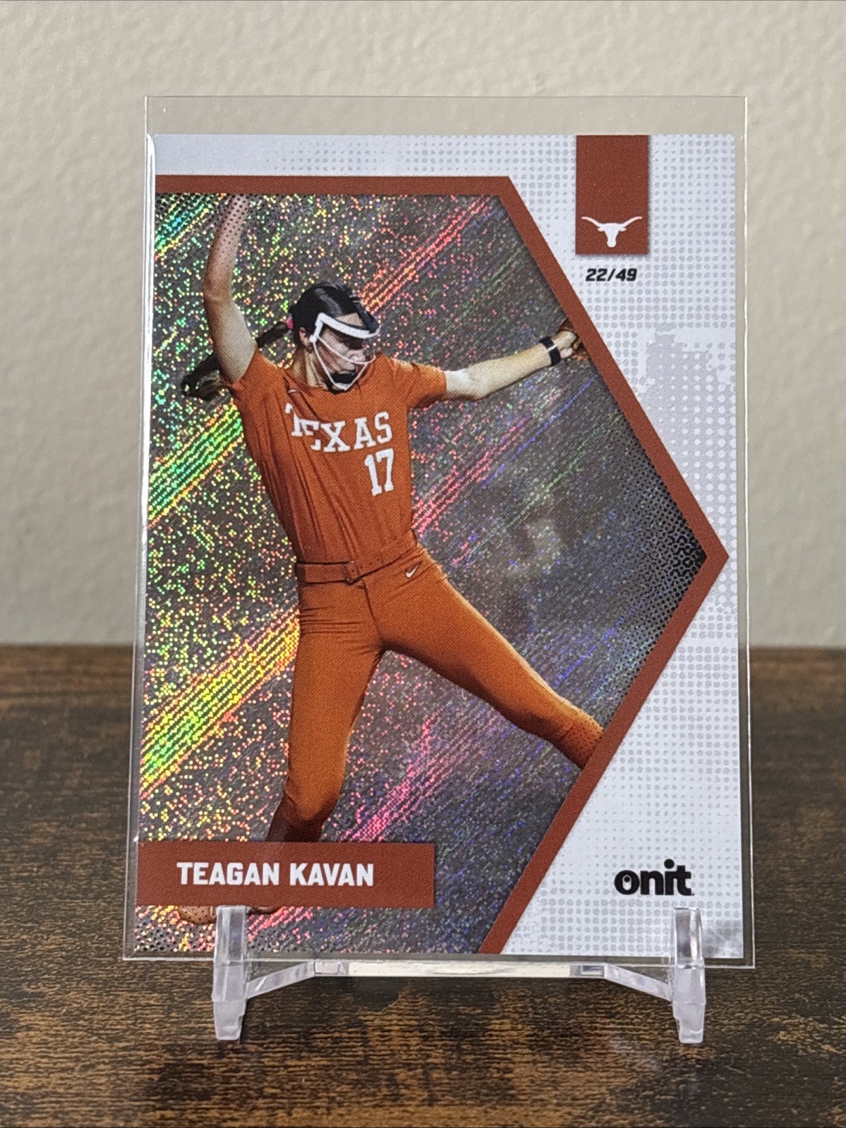2026 ONIT Texas Longhorns SOFTBALL card TEAGAN KAVAN Silver Foil /49